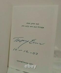 Tracey Emin Details Of Depression (2003) Signed Photo Book, Ltd Edition of 1000