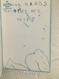 Tracey Emin signed limited edition Holiday Inn book