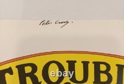 Trouble for Trumpets By Peter Cross Paperback Signed 1989 VGC