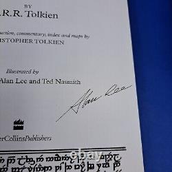 Unfinished Tales Of Numenor J R R Tolkien De luxe Slipcased Signed Alan Lee 1st