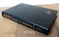 Us President Richard Nixon Signed Limited Edition Book Seize The Moment Leather