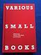 Various Small Books By Ed Ruscha First Edition Signed By Ed Ruscha