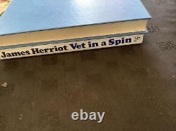 Vet In A Spin, First Edition, Book Club Hardback SIGNED By James Herriot, VGC