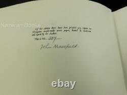 Vintage Limited Edition Signed John Masefield Book The Wanderer Of Liverpool