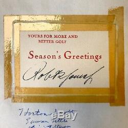 Vintage RIGHTS AND WRONGS OF GOLF Book Bobby Jones 1935 SIGNED 1st Edition