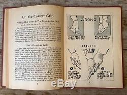 Vintage RIGHTS AND WRONGS OF GOLF Book Bobby Jones 1935 SIGNED 1st Edition
