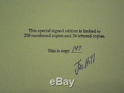 Voluntary Committal Autographed Signed by Joe Hill Book Special Edition of 250