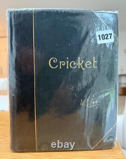 W. G Grace Hand Signed Limited Edition'Cricket' Book 425/652 Very Good Condition