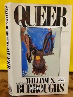 WILLIAM S BURROUGHS QUEER 1985 Hardcover Book DJ Mylar FIRST/1st Edition Naked