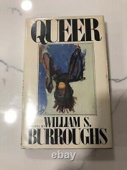 WILLIAM S BURROUGHS QUEER Signed Hardcover Book 1st Edition Naked Lunch Junky