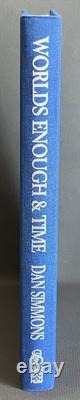 WORLDS ENOUGH & TIME by Dan Simmons (2002) Subterranean 1st ed limited/signed