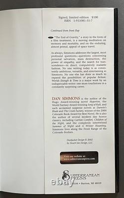 WORLDS ENOUGH & TIME by Dan Simmons (2002) Subterranean 1st ed limited/signed