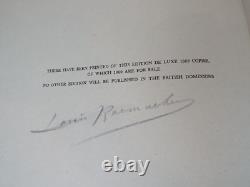 WW1 Signed 1st De Luxe Edition Book Signed Louis Raemaker Art 1919 The Great War