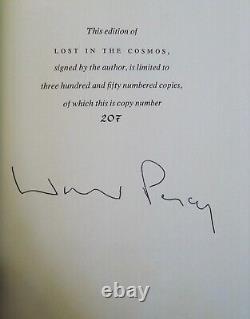 Walker Percy Signed Lost In The Cosmos Limited Edition Book #'d /350