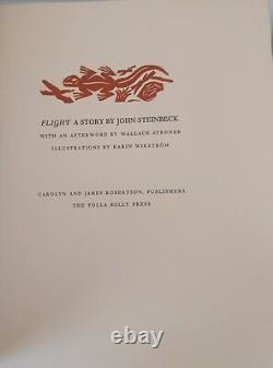 Wallace Stegner Flight Signed Numbered Edition Book With Specialty Slipcase