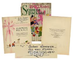 Walt Disney Signed 1st Edition Book with Vintage Signature & Phil Sears COA
