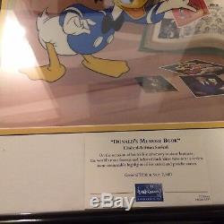 Walt Disney's Donalds Memory Book Limited Edition Signed by Tony Anselmo