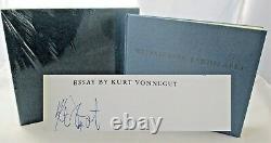 Waterscapes, Landscapes Kurt Vonnegut SIGNED Limited Edition 1/100 Book SEALED
