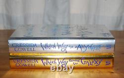 Which Way Round 1 & 2 by Cressida Cowell SIGNED UK Hardbacks (1/1)