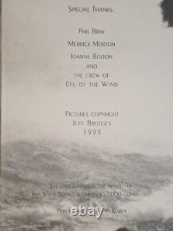 White Squall Book Signed by Jeff Bridges/First Edition 1995/Only 1000 Copies