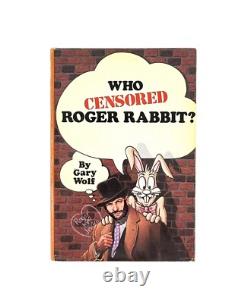 Who Canceled Roger Rabbit Gary K. Wolf Signed 1st Edition Book Framed JSA COA