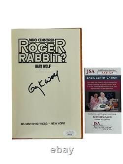 Who Canceled Roger Rabbit Gary K. Wolf Signed 1st Edition Book Framed JSA COA