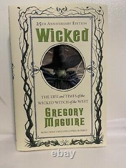 Wicked Book 25th Anniversary Edition Signed Edition Gregory Maguire Brand New