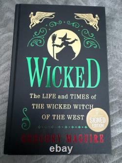 Wicked Collector's Edition Signed Autographed Gregory Maguire Book New