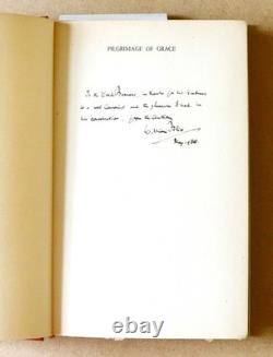 William Bliss Pilgrimage of Grace signed first edition hardcover book 1937