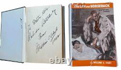 William S Hart Book Signed The Law On Horseback 1st Edition HC/DJ 1935 Actor