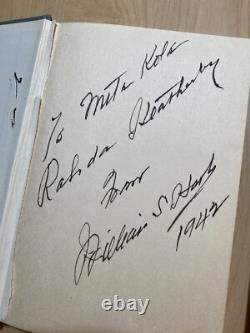 William S Hart Book Signed The Law On Horseback 1st Edition HC/DJ 1935 Actor