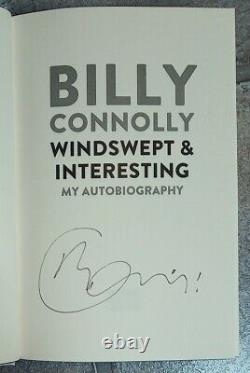Windswept & Interesting SIGNED Billy Connolly. 1st Edition & First Print Book