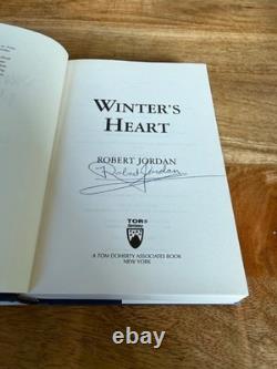 Winter's Heart by Robert Jordan 1st ed / 1st print Hardcover SIGNED