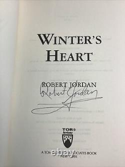 Winter's Heart by Robert Jordan, Signed. The Wheel Of Time. 2000. 1st Edition