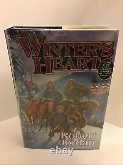 Winter's Heart by Robert Jordan, Signed. The Wheel Of Time. 2000. 1st Edition