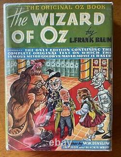 Wizard of Oz 1939 movie edition book signed by Margaret Hamilton GOOD DJ