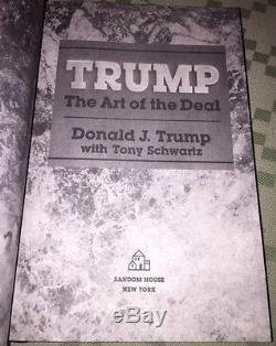 Wow SIGNED President Donald Trump Book Art Deal, 2016 Certified Election Edition