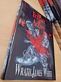 Wrath James White THE ECSTACY OF AGONY 1st/HB SIGNED/LIMITED Thunderstorm Books