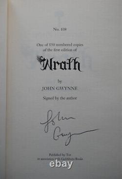 Wrath by John Gwynne SIGNED & DATED GOLDSBORO BOOKS NUMBERED LIMITED (108/150)