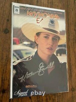 Wynonna Earp 2016 Issue #8 Katherine Barrell SIGNED EDITION Comic Book IDW RARE