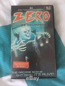 Zero Lives Remaining by Adam Cesare signed Limited Edition Shock Totem Book