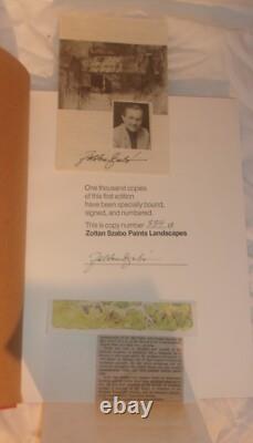 Zoltan Szabo Paints Landscapes Limited Edition Book Signed And Numbered
